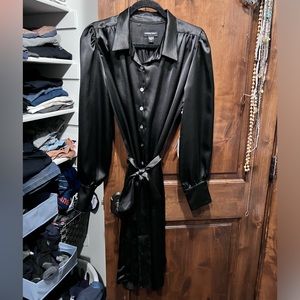 fifteen twenty blouson sleeve dress - L NWT